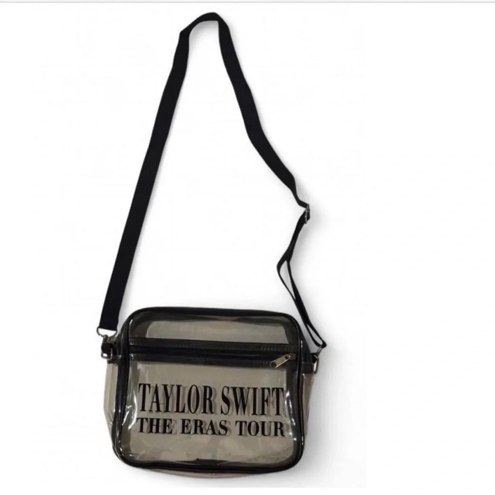 Taylor Swift Eras Tour Clear Stadium Approved Crossbody Bag Purse Zip Top - Picture 7 of 9